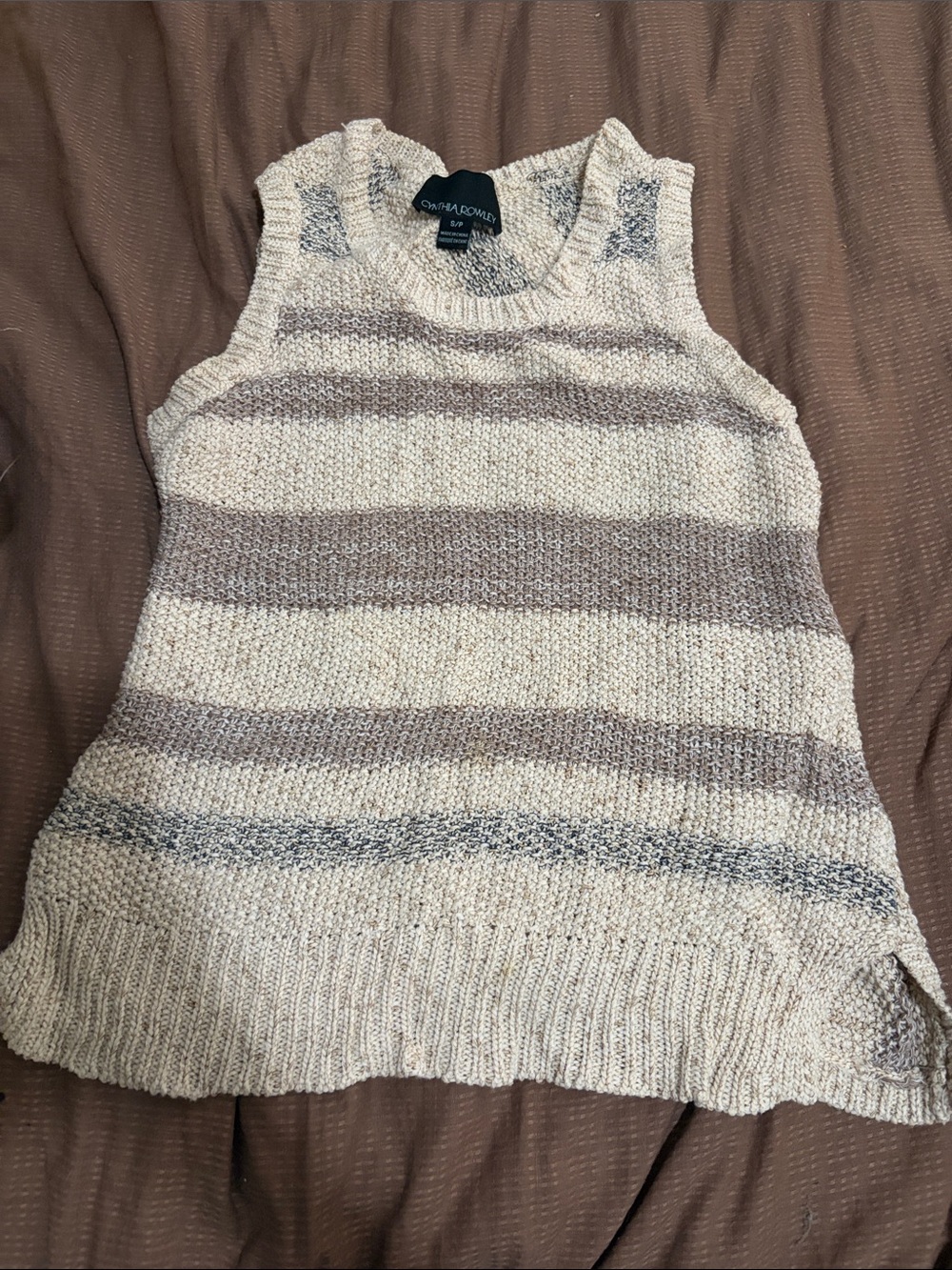 Cynthia Rowley sweater tank